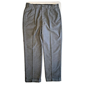 Brooks Brothers Elliot Pleated Cuffed Dress Pants Mens 40x34* Office Career Wear